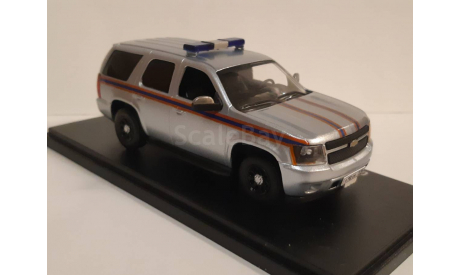 Chevrolet Tahoe МЧС России Санкт-Петербург, масштабная модель, scale43