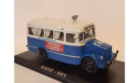 КАВЗ 651 Милиция ГАИ СССР агитационная, масштабная модель, scale43, ЗиС