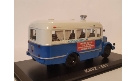 КАВЗ 651 Милиция ГАИ СССР агитационная, масштабная модель, scale43, ЗиС