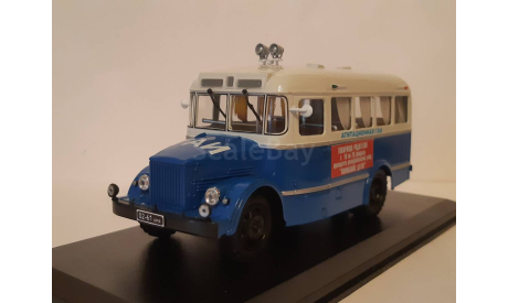 КАВЗ 651 Милиция ГАИ СССР агитационная, масштабная модель, scale43, ЗиС