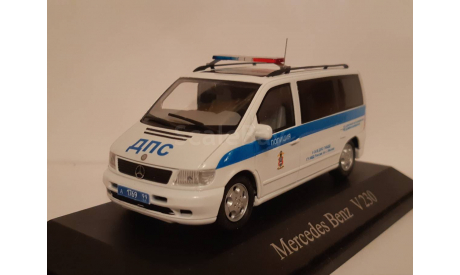 Mercedes-Benz V230 Полиция 1 ОСБ ДПС Москва, масштабная модель, scale43