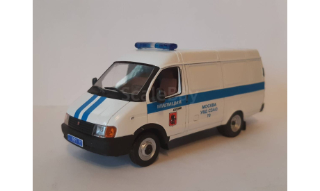 ГАЗ-2705 Газель Милиция УВД СЗАО Москва, масштабная модель, scale43