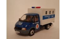 ГАЗ 3302 Газель Милиция Передвижной пост ГАИ, масштабная модель, scale43