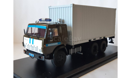 КАМАЗ 53212 Милиция контейнер, масштабная модель, scale43