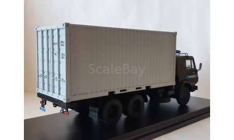 КАМАЗ 53212 Милиция контейнер, масштабная модель, scale43