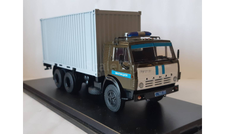 КАМАЗ 53212 Милиция контейнер, масштабная модель, scale43