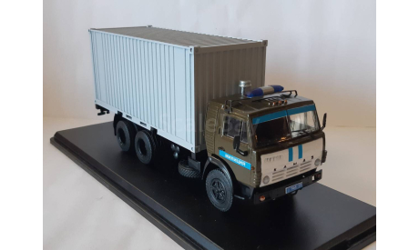 КАМАЗ 53212 Милиция контейнер, масштабная модель, scale43