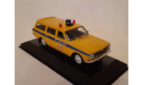 Волга ГАЗ 24-02 Милиция СССР, масштабная модель, scale43