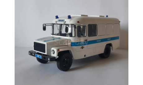 КАВЗ-3976 Милиция автозак Вологда, масштабная модель, scale43