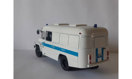 КАВЗ-3976 Милиция автозак Вологда, масштабная модель, scale43