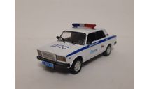 ВАЗ 2107 Милиция ДПС Псков, масштабная модель, scale43