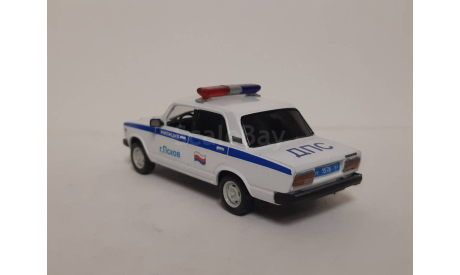 ВАЗ 2107 Милиция ДПС Псков, масштабная модель, scale43