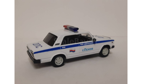 ВАЗ 2107 Милиция ДПС Псков, масштабная модель, scale43