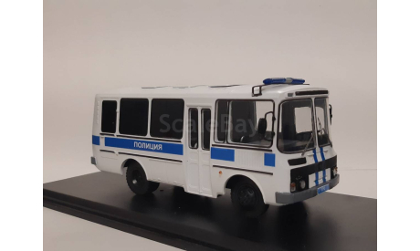 ПАЗ 3205 Полиция Москва, масштабная модель, scale43