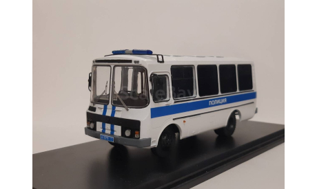 ПАЗ 3205 Полиция Москва, масштабная модель, scale43