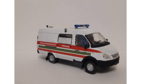 ГАЗ 32214 Скорая медицинская помощь Беларусь, масштабная модель, scale43
