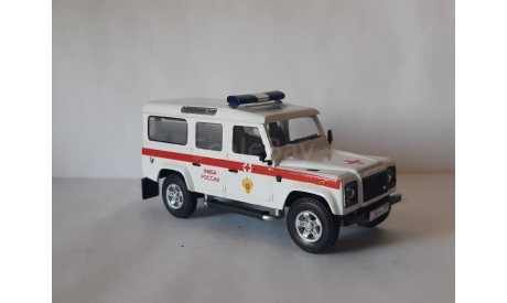 Land Rover Defender ФМБА России, масштабная модель, scale43