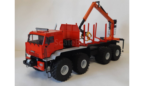 КАМАЗ РИАТ 6560 8х8 Полярник лесовоз КИТ, масштабная модель, scale43