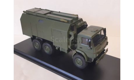 КАМАЗ 4310 РБ-341В «Леер-3» с БЛА «Орлан-10»., масштабная модель, scale43