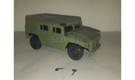 ГАЗ ТИГР 2 модели, масштабная модель, scale43