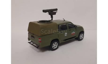 УАЗ патриот пикап Ахмат Сила!, масштабная модель, scale43
