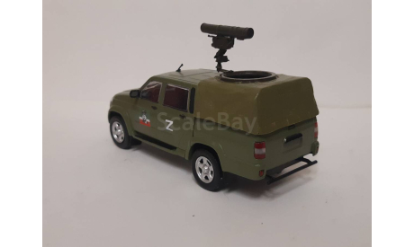 УАЗ патриот пикап Ахмат Сила!, масштабная модель, scale43