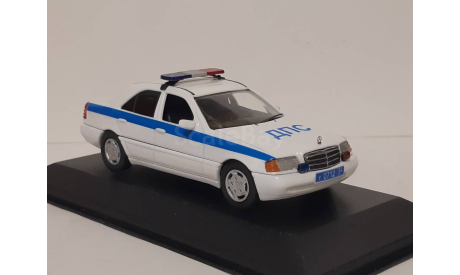 Mercedes-Benz C220 ДПС сопровождение, масштабная модель, scale43