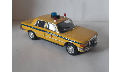 Мерседес-Бенц Mercedes-Benz SEL W116 1975 Милиция ГАИ СССР, масштабная модель, scale43