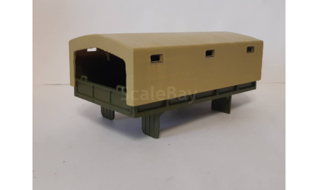 КрАЗ кузов с  тентом, запчасти для масштабных моделей, scale43