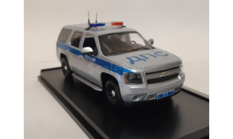 Chevrolet Tahoe Полиция ДПС Москва, масштабная модель, scale43