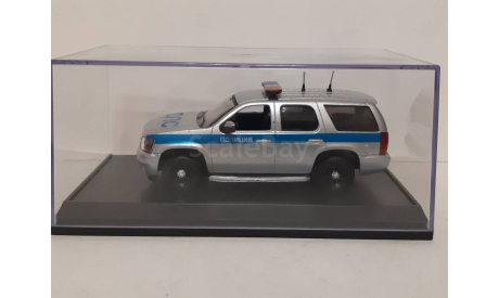 Chevrolet Tahoe Полиция ДПС Москва, масштабная модель, scale43