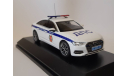 Audi A6 C8 Полиция ДПС Сопровождение Губернатора Волгоградской области, масштабная модель, scale43