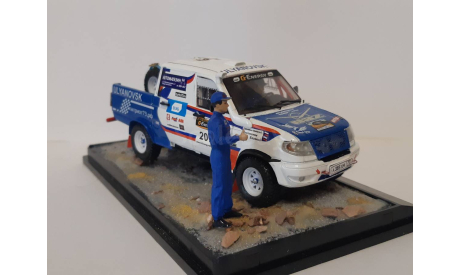 УАЗ Патриот пикап ралли, масштабная модель, scale43