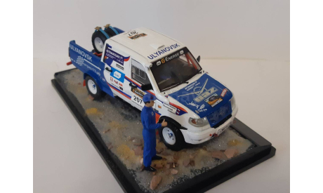 УАЗ Патриот пикап ралли, масштабная модель, scale43