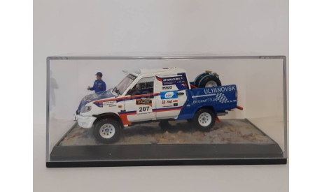 УАЗ Патриот пикап ралли, масштабная модель, scale43