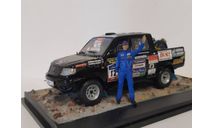 УАЗ Патриот пикап ралли, масштабная модель, scale43