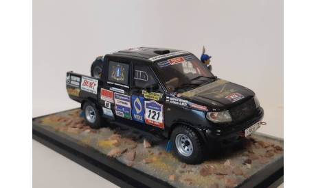 УАЗ Патриот пикап ралли, масштабная модель, scale43