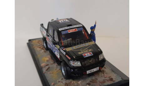 УАЗ Патриот пикап ралли, масштабная модель, scale43