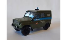 УАЗ 469 Патруль Милиции, масштабная модель, scale43