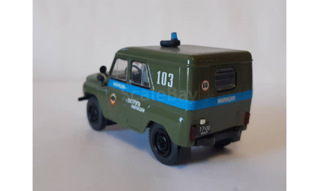 УАЗ 469 Патруль Милиции, масштабная модель, scale43