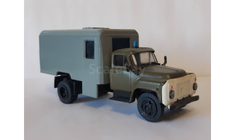 ГАЗ 53 Автозак Компаньон, масштабная модель, scale43