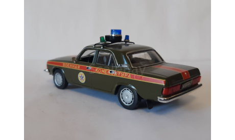 ГАЗ 3102 Военная комендатура, масштабная модель, scale43