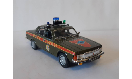 ГАЗ 3102 Военная комендатура, масштабная модель, scale43