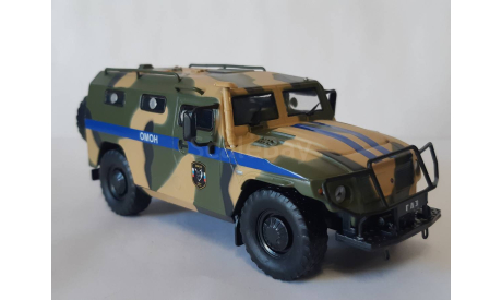 ГАЗ 233036 ’Тигр’ СПМ-2 ОМОН, масштабная модель, scale43