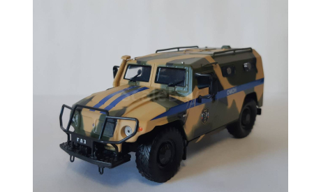 ГАЗ 233036 ’Тигр’ СПМ-2 ОМОН, масштабная модель, scale43