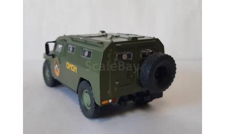 ГАЗ 233036 ’Тигр’ СПМ-2 ОМОН, масштабная модель, scale43