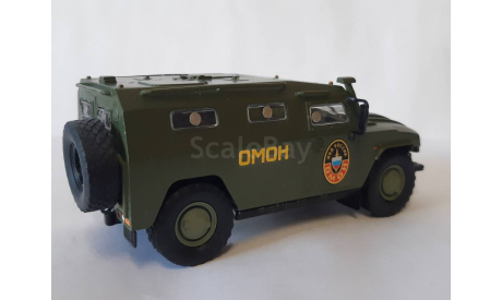 ГАЗ 233036 ’Тигр’ СПМ-2 ОМОН, масштабная модель, scale43
