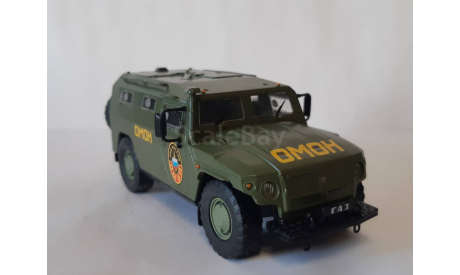 ГАЗ 233036 ’Тигр’ СПМ-2 ОМОН, масштабная модель, scale43
