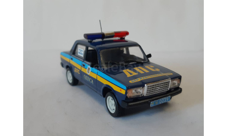 ВАЗ 2107 Милиция ДПС Одесса Украина, масштабная модель, scale43