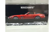 Mercedes-Benz SLS AMG 2010 Red Minichamps 1-18, масштабная модель, scale18